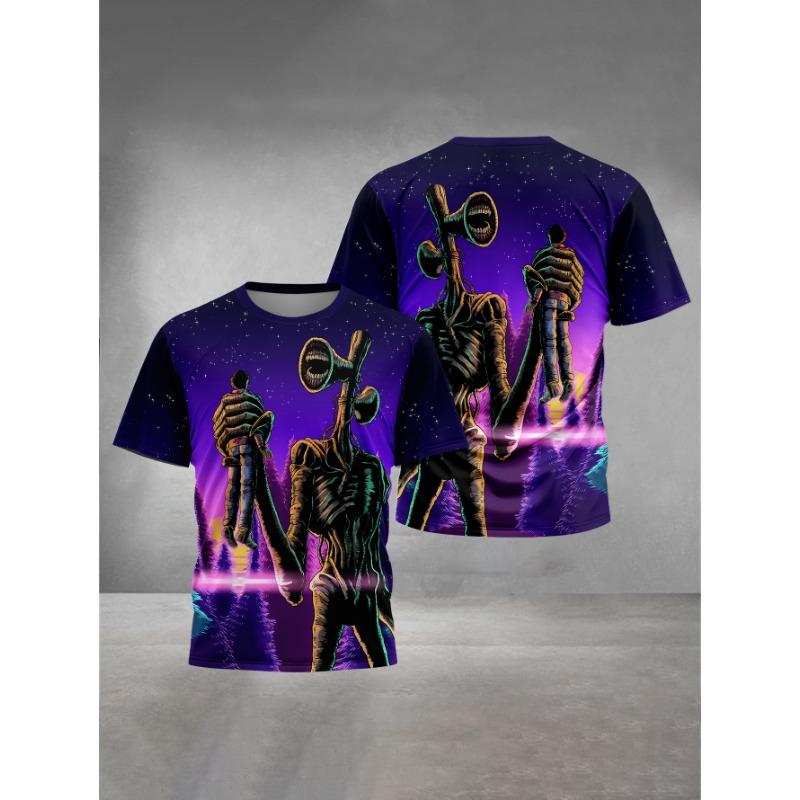 3D Cartoon Print Clothing Outdoor Clothes for Children Child Top Children's Quick Drying Tshirt