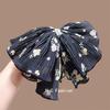 Polka Dot Bow Claw Clip: Elegant Women's Hair Accessory
