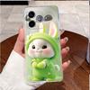 Shockproof Phone Case For Honor 600 Lite 5G/Honor 500 Smart 5G Transparent TPU Soft Casing Fashion  Cute White Furry Bear Shell