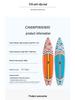 Foldable Inflatable Stand-Up Paddleboard for Surfing and Racing