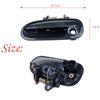 Exterior Door Handle Smooth Black for 1996-2000 Honda Civic Replaces 72140-S04-003 72140-S04-0030 72140-S00-004
