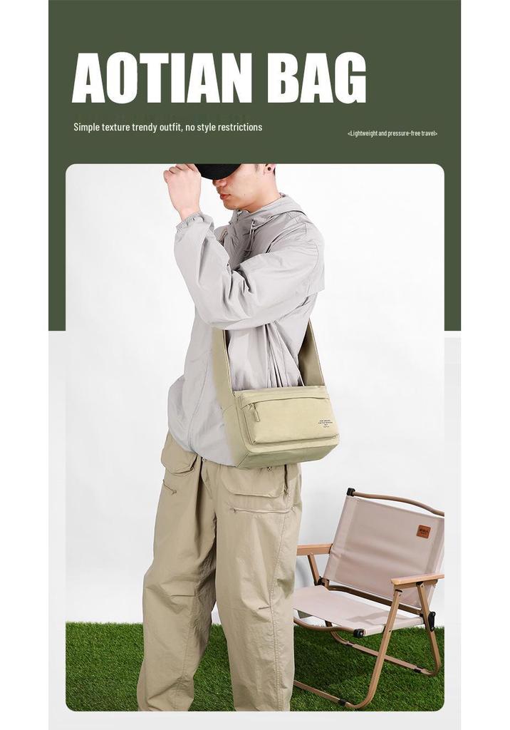 Stylish Women's Nylon Shoulder Crossbody Bag - Lightweight, Versatile, Large Capacity, Casual Commuter Square Bag
