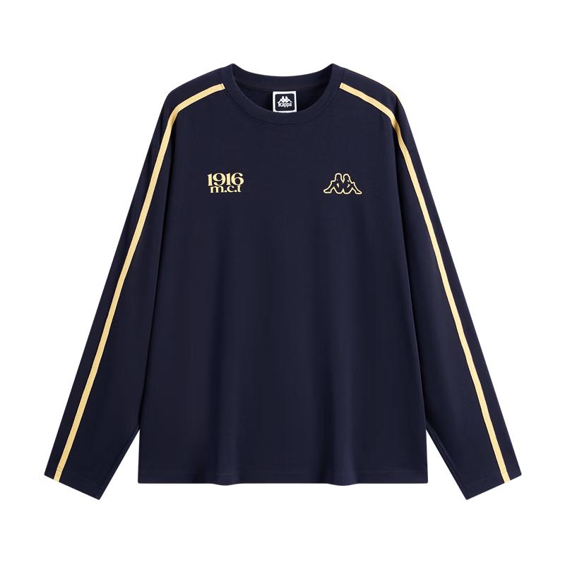 Kappa Men's Retro Stripe Long-Sleeve Sweatshirt