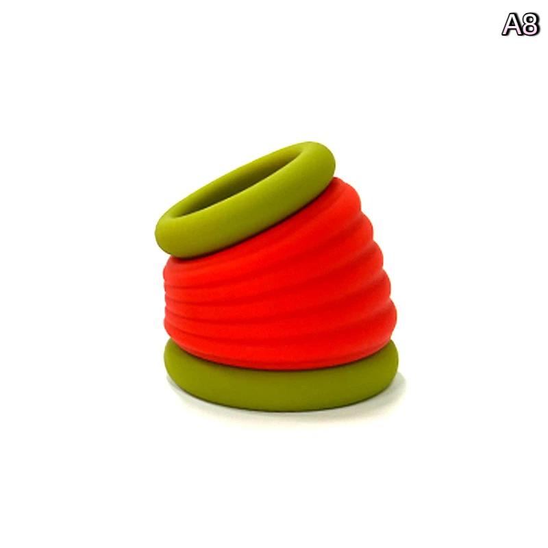 Man Male Penis Lock Cock Ring Bondage Erection Ball Ring Delay Ejaculation Reusable Enlargement Ball Stretcher Sex Toy