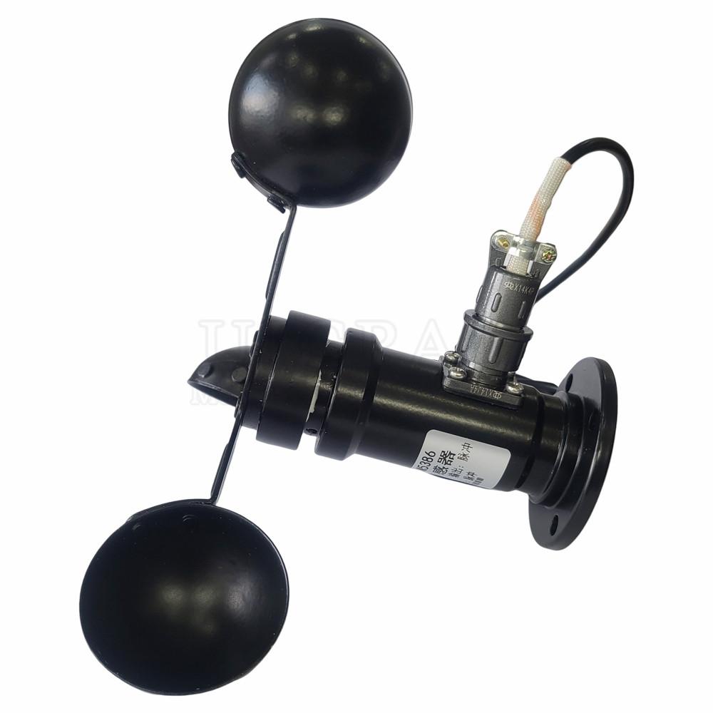 0-30m/s Aluminium Alloy Wind Speed Sensor Weather Station Detector 3 Cup Anemometer Sensors Pulse RS485 Output 4-20mA 0-5V 0-10V