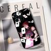 H-Hisoka H-Hunter X Hunter Phone Case For iPhone 17,16,15,14,13,12,11 Plus,Pro Max,XS,Soft Silicone Black Cover
