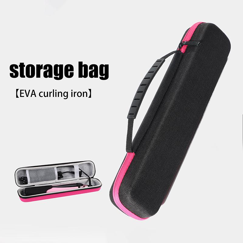 Haarglätter Aufbewahrungstasche Lockenstab Behälter Eva Handtasche Lockenklemme Tragbar Reisekoffer Wasserdicht und Sturzsicher
