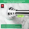 Adhesive Shower Curtain Rod Holder,No Slippage Wall Mount Retainer of Shower Rod for bathroom,Heavy Duty Tension Rod Brackets No Drilling(Shower
