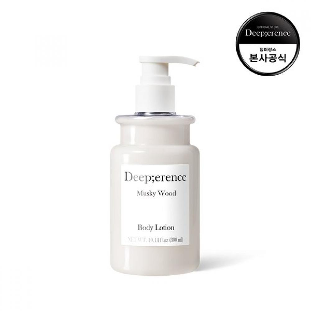 Deeperence Body Lotion Perfume 300ml Musk Wood Single option