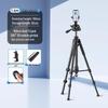 Professional Mobile Phone & DSLR Tripod with Pulley and Universal Ball Head for Live Streaming