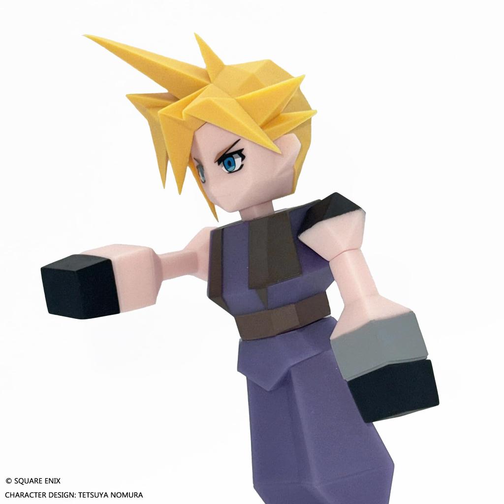 FINAL FANTASY VII Polygon Soft Vinyl Figur Cloud Strife
