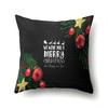 Christmas-Themed Patterns Throw Pillow Cover With Short Plush Print For Living Room Sofa Decoration Cushion Cover Pillow Covers