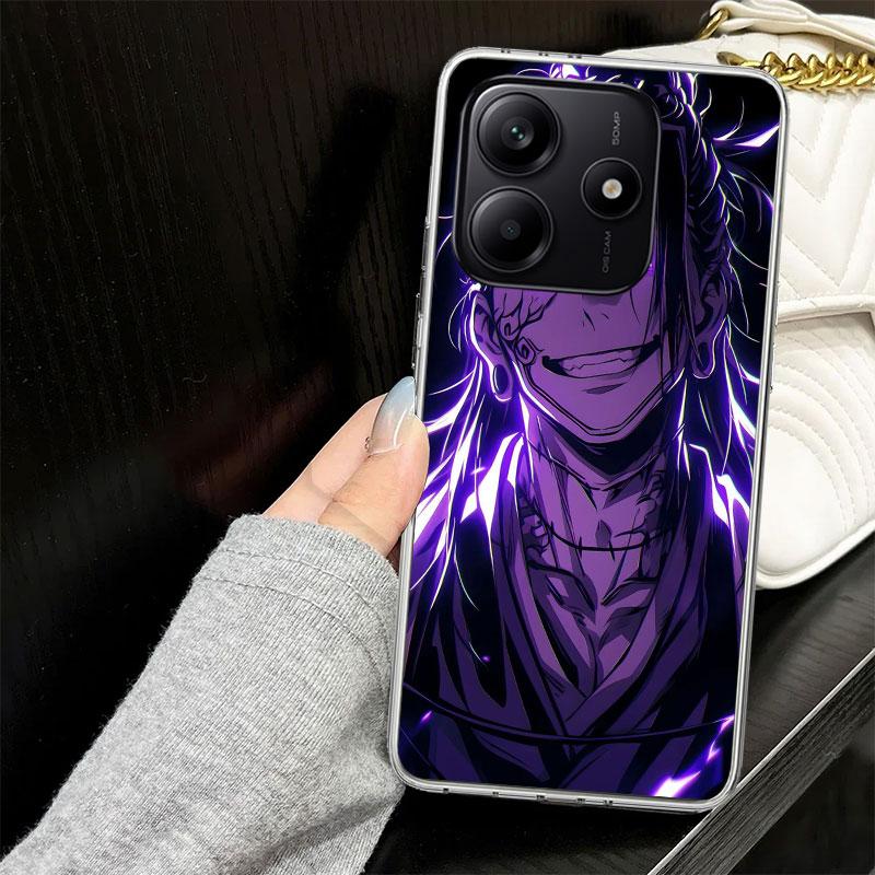 

Kaisen J-Jujutsu Geto Suguru Case for Xiaomi Redmi Note 14 13 12 11 Pro Plus Phone Cover 14S 12S 11S 11E 11T 10S 10 9S 9 Silicon Redmi Note 12 4G