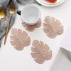 Creative Nordic Ins-Style Decorative PVC Coaster: Turtle Leaf Design, Anti-Scalding Table Mat