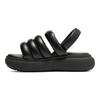 Onitsuka Tiger Round Toe Slip-On Comfortable Fashion Beach Sandals Women sandals Black 1182A623-001