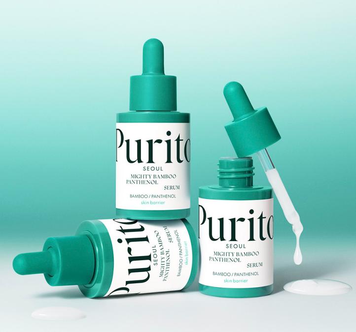 Purito SEOUL Mighty Bamboo Panthenol Serum 30ml – Barrier Repair & Hydrating Care for Sensitive Skin