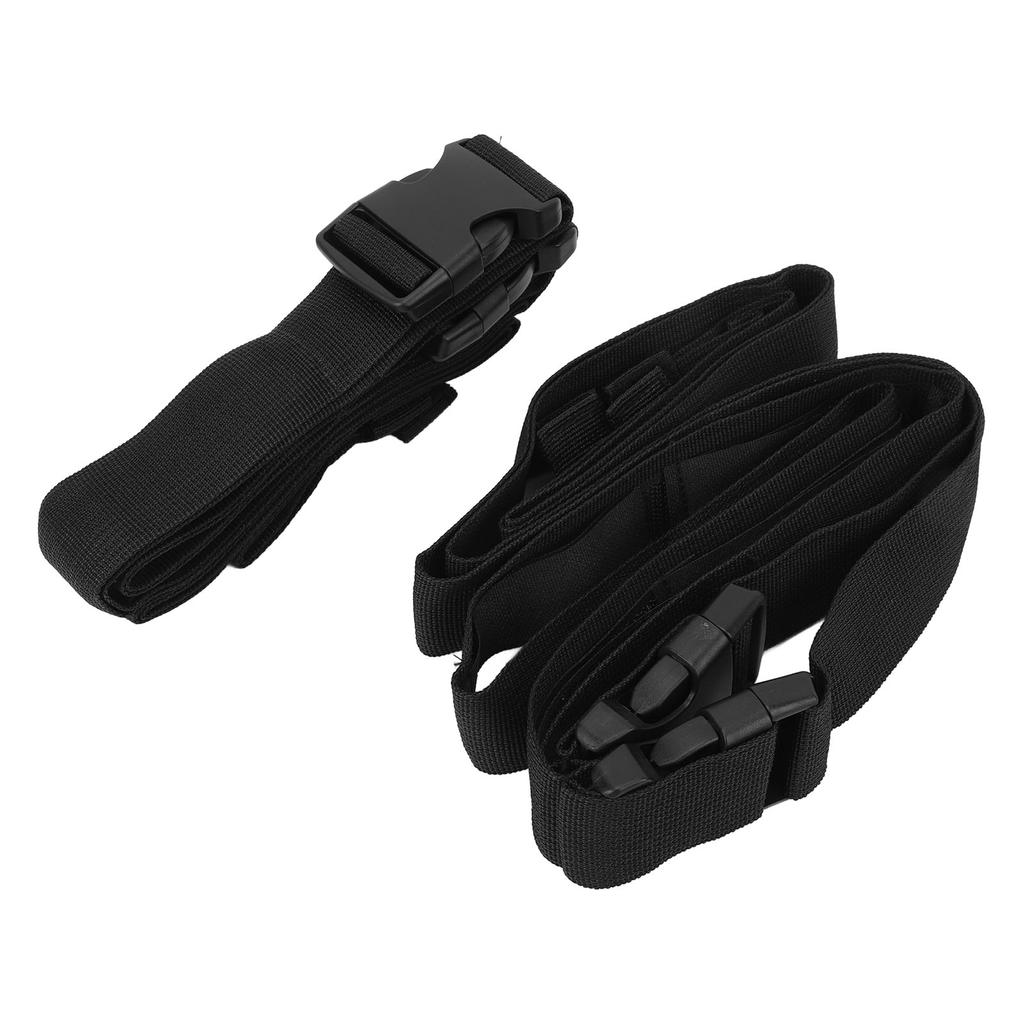 2Pcs 7 Rods Car Fishing Rod Rack Length Adjustable Vehicle Fishing Rod Holder Strap Fishing Rod Hold