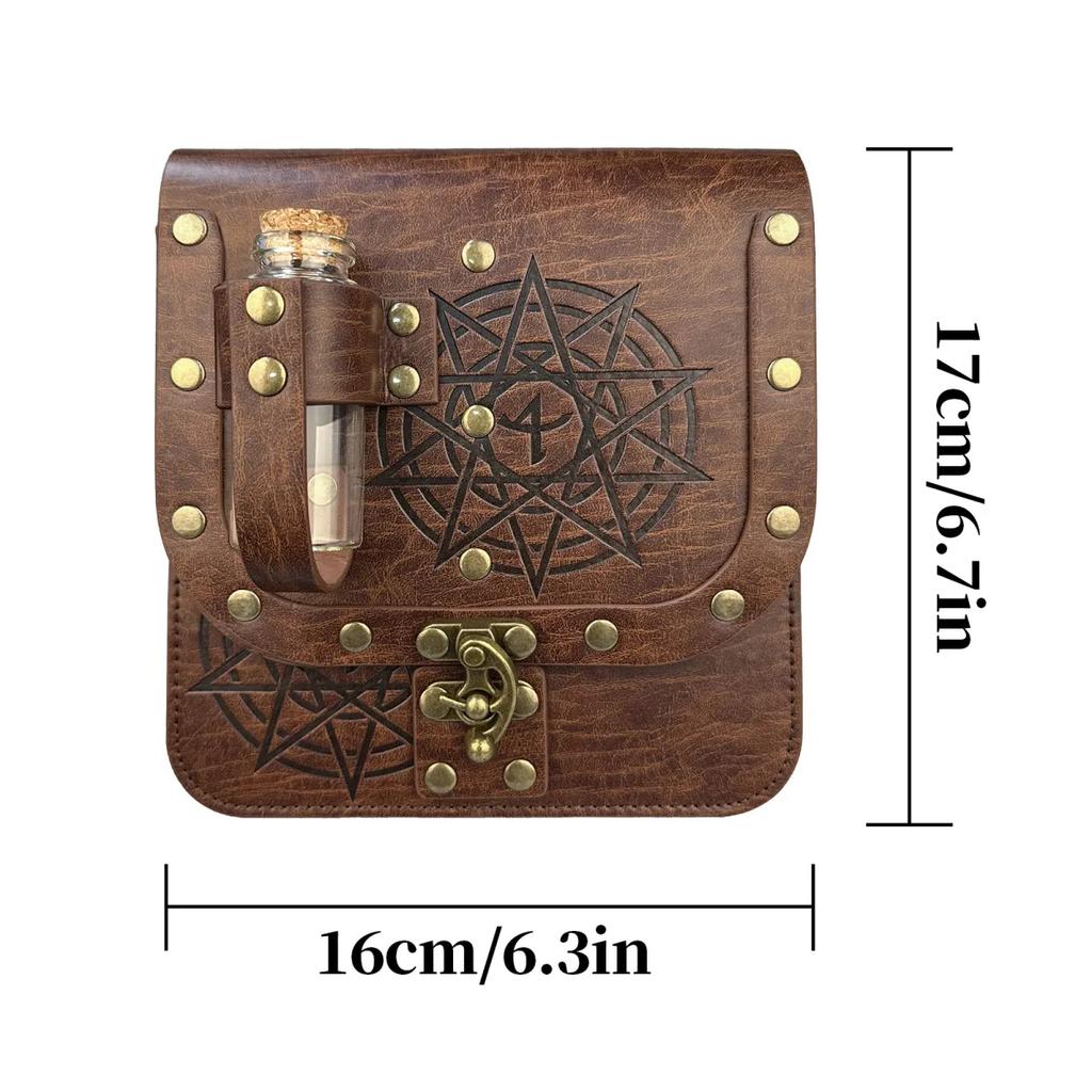 Mittelalterliche Mini-Tasche Beutel Gürtel Hüfttasche Damen Herren Wikinger Ritter Krieger Pirat Party Requisiten Cosplay Kostüm