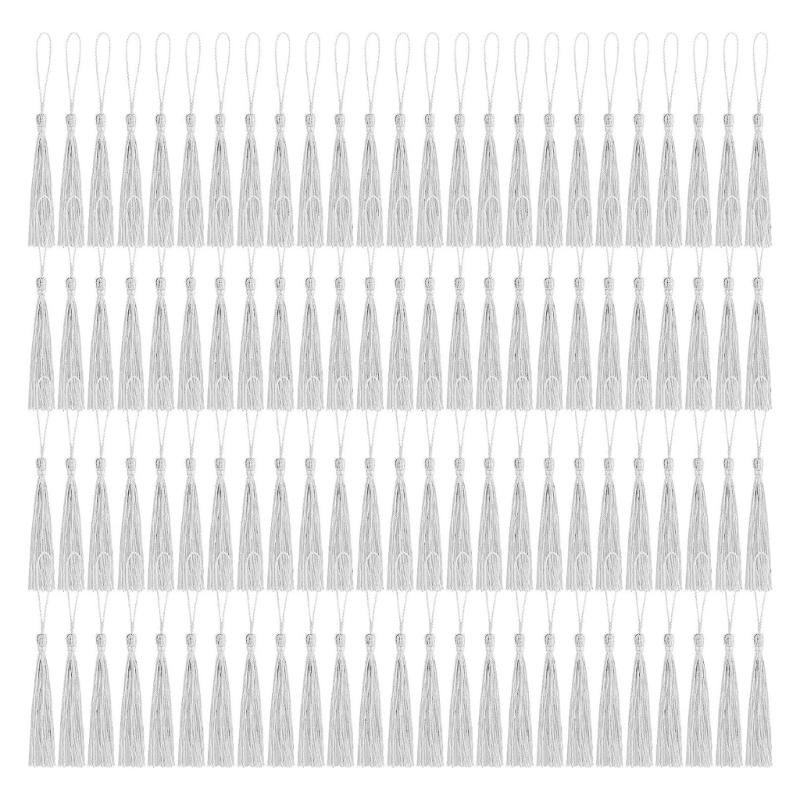 Decorative Polyester Tassels Crafting Accessory Colorful Handmade Sewing Embellishment