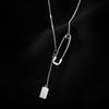 Gifts New Design Simple Temperament Charm Women Jwelry Clavicle Chain Chocker Pin Necklace