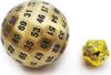 Kostka rpg kula przeznaczenia metalowa kość stuścienna k100