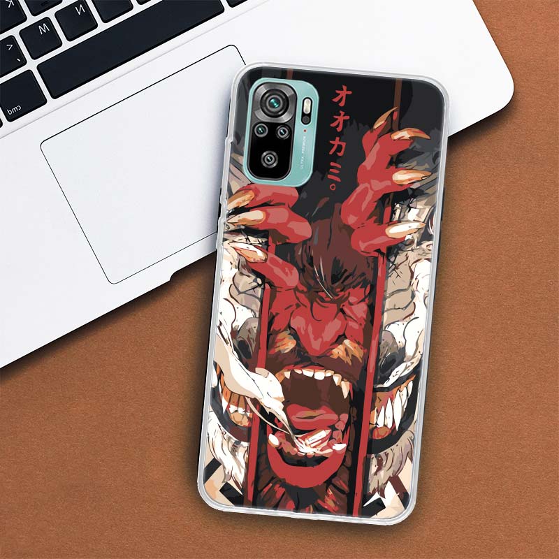 Japanese Oni Hannya Demon Mask Phone Case For Xiaomi Redmi Note 10 9 8 11 Pro 10S 11T 11S 9S 8T 7 6 5 9A 9C 9T 8A 7A Print Cover