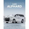 1/18 Toyota Alphard MPV Alloy Die Cast Toy Car Model Sound and Light Children's Toy Collectibles Birthday Gift