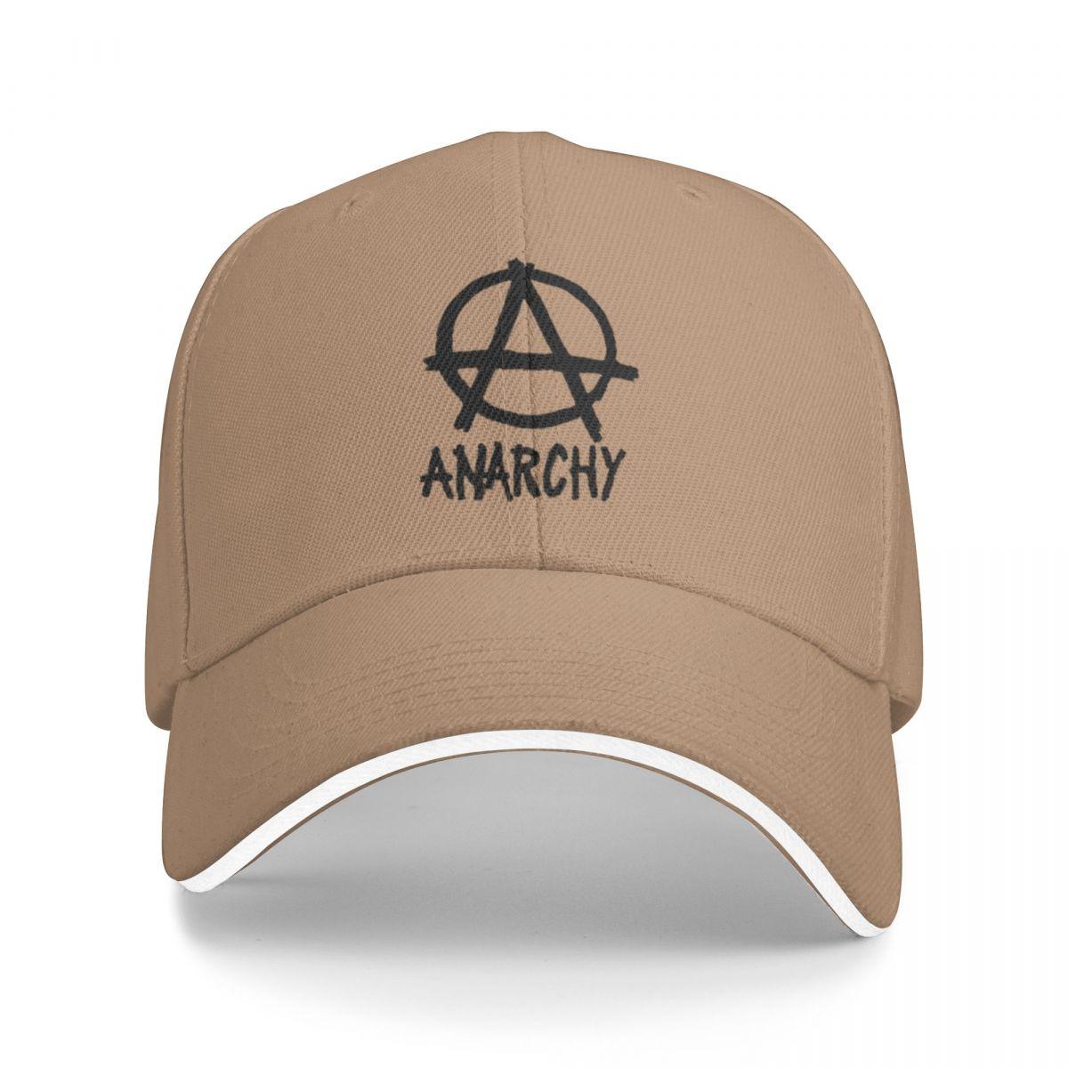 

Anarchy Print Baseball Caps Snapback Baseball Hats Breathable Casual Casquette Outdoor Unisex One Size