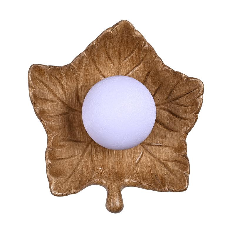 

Bedroom Creative Maple Leaf Wall Lamp Bedside Lamp Living Room Hallway Wall Lamp хакі