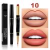 12 Color Sexy Red Matte Lipstick Lip Liner 2 In 1 Makeup Matte Lipstick Durable Waterproof Nude Red Lipstick Lips Cosmetics