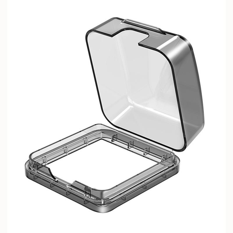Type 86 Waterproof Bathroom Switch Socket Cover - Transparent Adhesive Splash Box for Power Protection
