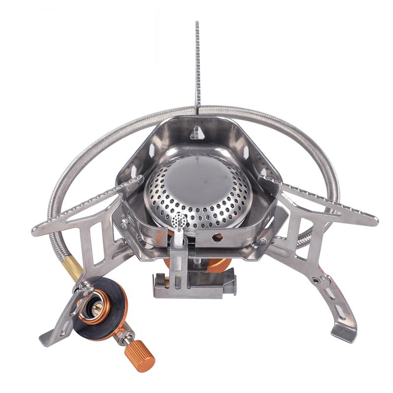 Hooloo Outdoor Windproof Portable Split-Type Camping Gas Stove