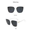 Brand Designer Cat Eye Sunglasses Woman Vintage Black Mirror Sun Glasses For Fashion Big Frame Cool Sexy Female Oculos