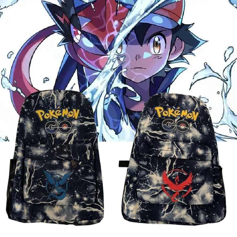 Pokmon Backpack With Waterproof Oxford Fabric For School Students
