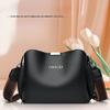 Simple Wide Shoulder Strap Bucket Bag Single Shoulder Messenger Women's Bag