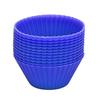 10Pcs Round Silicone Cake Muffin Cupcake Mold Maker Reusable Pastry Baking Tool