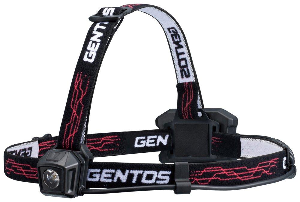 GENTOS LED Headlight GD-003D [150 Lumens Brightness / 5 Hours of Operational Run Time / Dustproof / Water-Resistant / Rear Recognition Light]