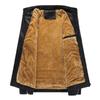 Men's Leather Motorcycle Jacket - European Size, Autumn/Winter, Warm Velvet, Casual PU Leather with Stand Collar.