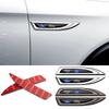 2pcs Car Side Fender Door Body Knife Badge Sticker Accessories Auto Styling For Focus Mk3 ST Mustang Fusion Mondeo Mk4 Kuga