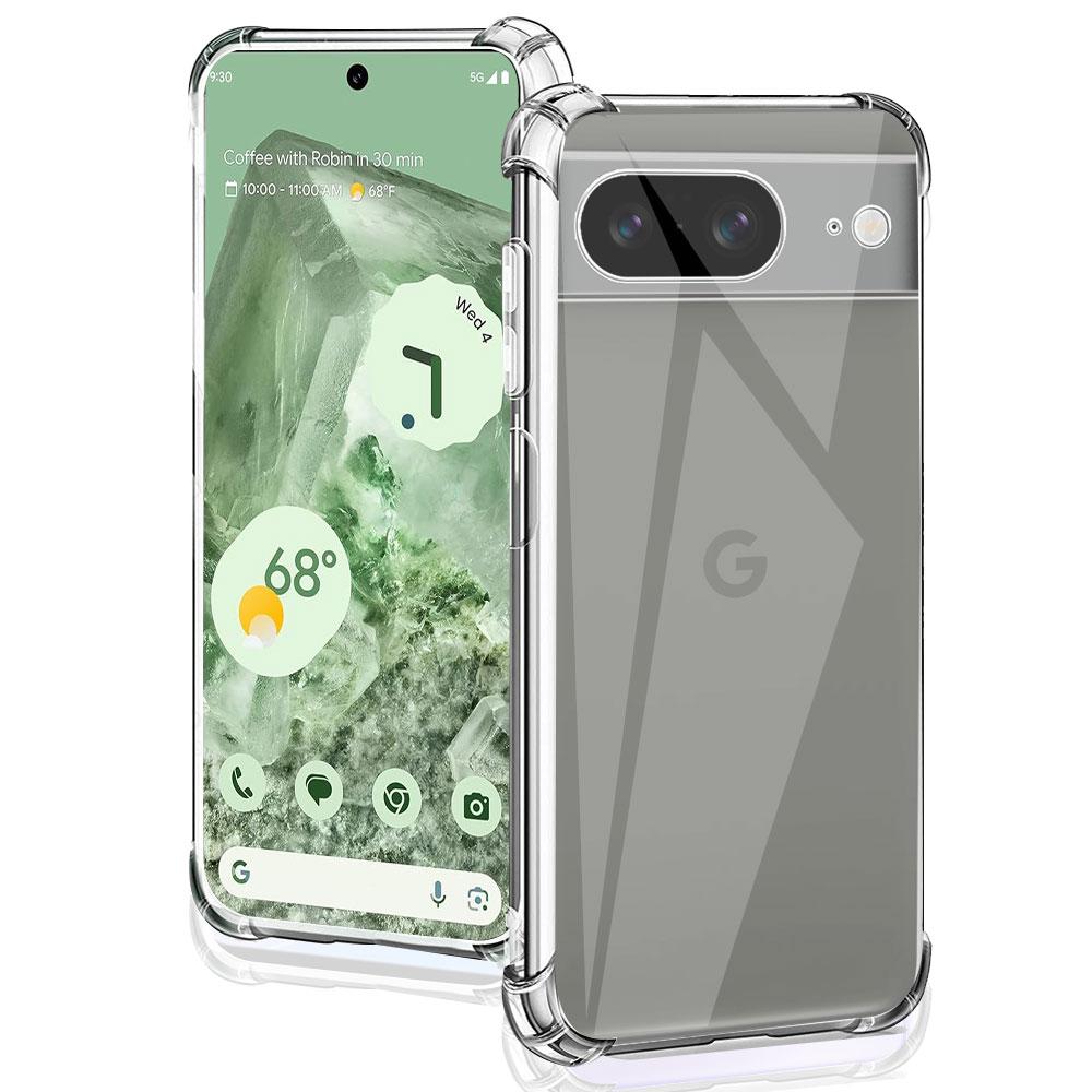 Clear Shockproof Airbag TPU Case For Google Pixel 8 Pro 8A Cover Soft Silicone Phone Case For Pixel 8 8a Transparent Capa Fundas