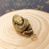 Vintage Copper Snake Ornament Decorations Tea Pet Antique Animal Boa Figurines Miniatures Home Decor Accessories For Living Room