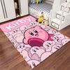 Kirby-Muster Rosa Teppich geeignet als rutschfeste Matte für das Wohnzimmer oder das Sofa im Schlafzimmer