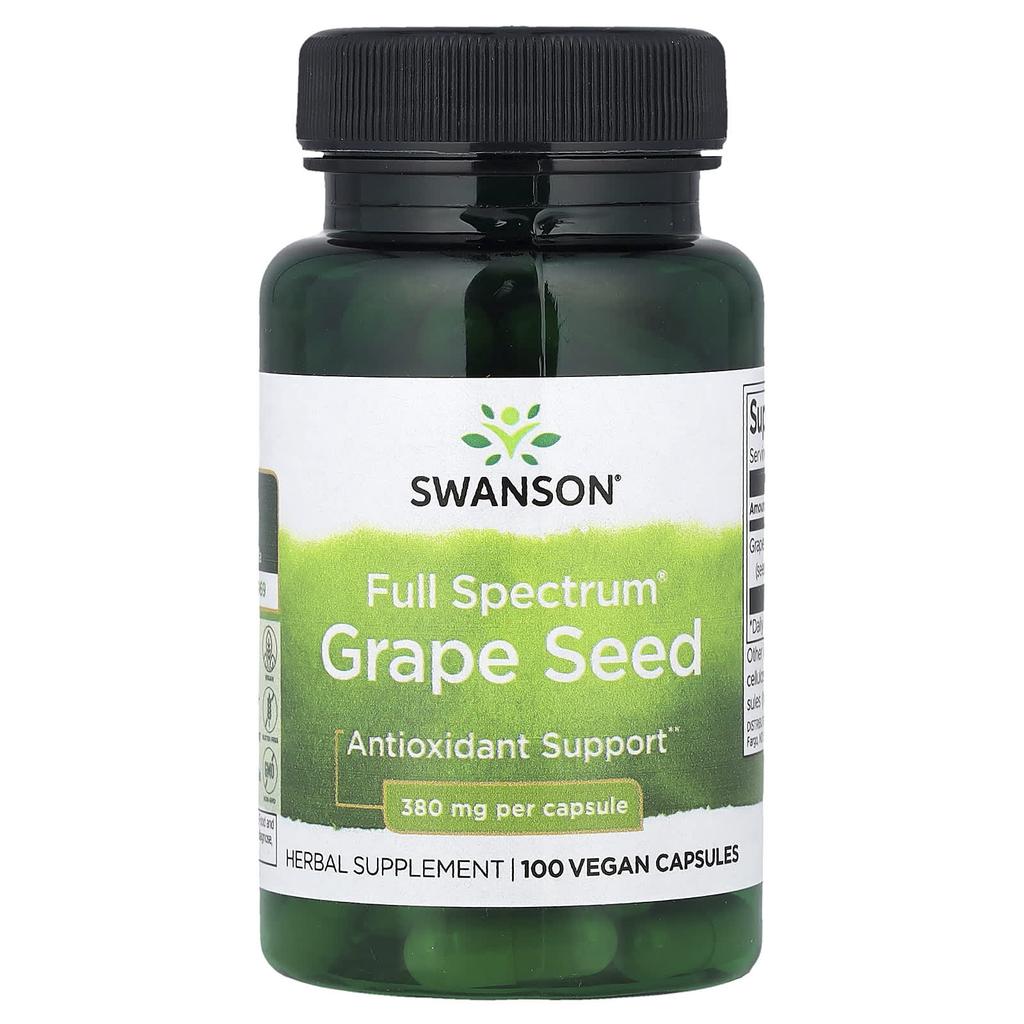 Full Spectrum® Grape Seed, 380Mg, 100 Veggie Caps
