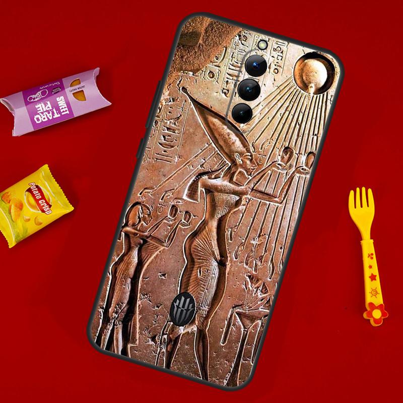 

Egypt Pharaoh Mural Phone Case For ZTE Nubia Red Magic 10 Air 6 7 6S 7S 8S 9S 10S Pro 8 9 10 11 Pro Plus Cover Red Magic 6R