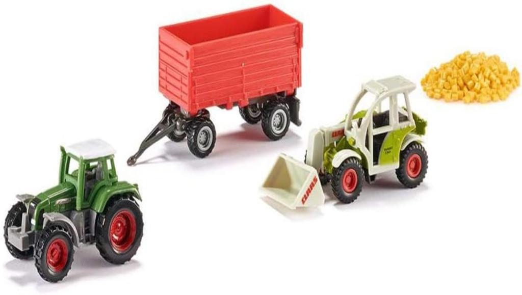 BorneLund SIKU Farmer Tractor Miniature Car Gift Set SK6304