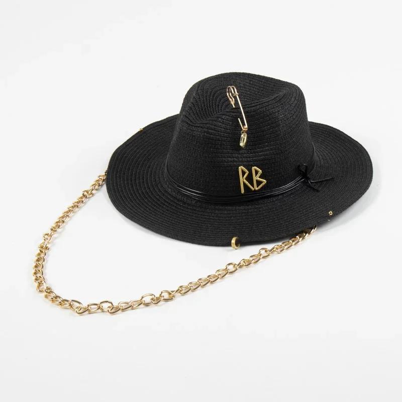Zomer Strooien Hoeden voor Dames Lint Decoratie Elegante Dames Feestjurk Hoeden Reizen Strand Zon Hoed Chapeau Femme