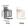 2 Pieces Punch-Free Basin Storage Rack Wall Mounted Wash Basin Holder Wash Basin Hooks  Bathroom