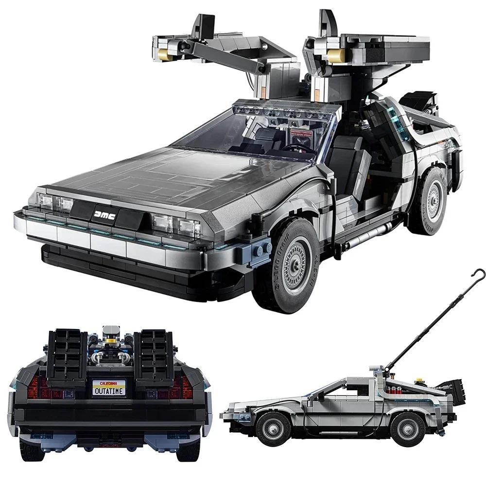 10300 Classic Back To The Future Time Machine Building Block Model Toy Christmas Gift