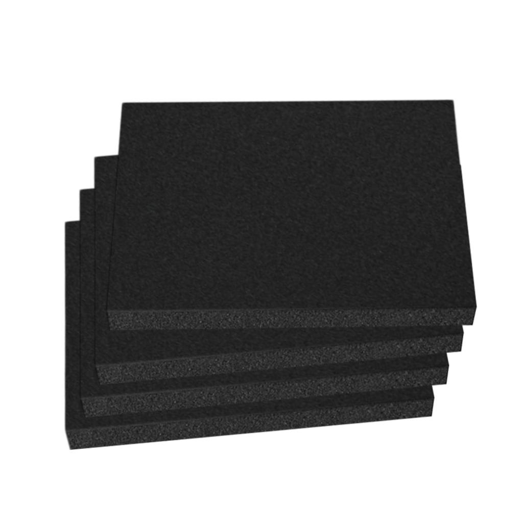 4Pcs Cuttable Tool Box Foam Inserts DIY Floral Craft Foam Sheets Cushioning Material for Camera Storage Case Tabletop Miniatures