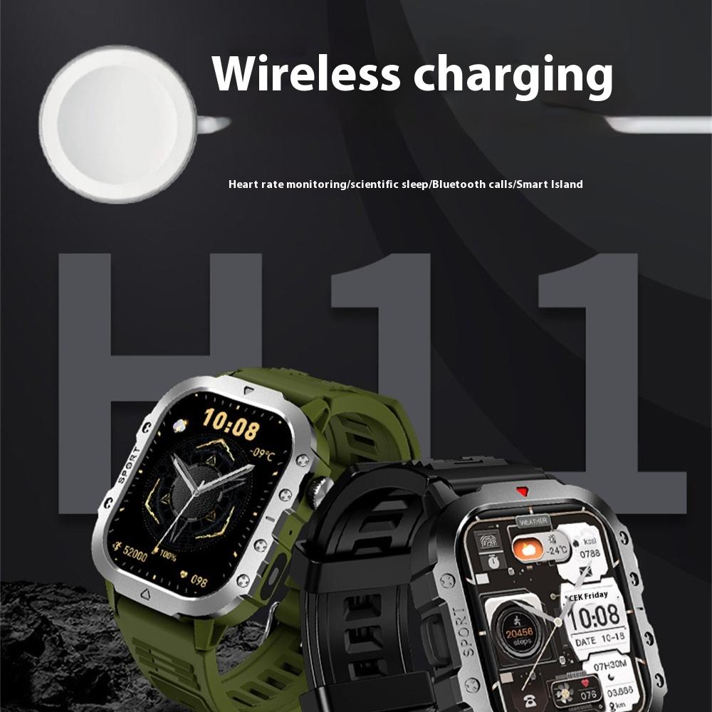 Smart Watch with Flashlight Ultra Bluetooth Call Information Reminder Sports Watch